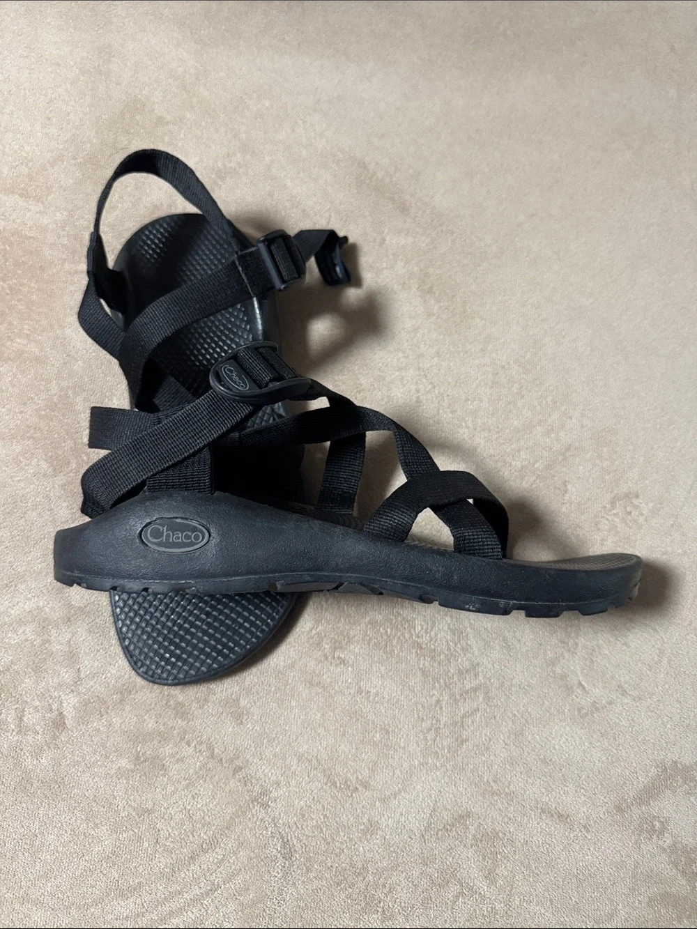Chaco Black Adjustable Strap Women’s Sandals